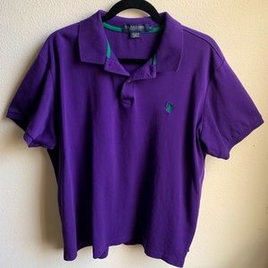 Men’s Purple Polo.